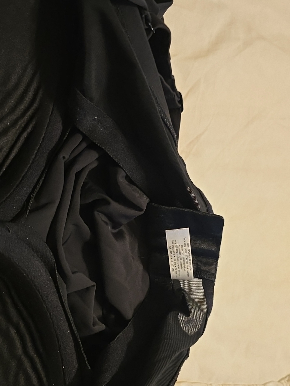 Black Lane Bryant Tankini Top Has Full Bra W Underwire For Excellent Support. - Picture 6 of 7